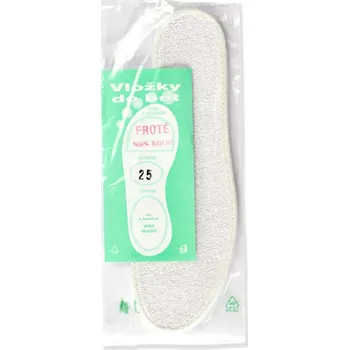 Vložka do bot DEMAR VLOŽKY FROTÉ - obšité, vel. 15 Velikost: 26 (39) dámské