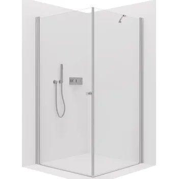CERANO - Sprchový kout Antelo L/P - 6 mm - chrom, transparentní sklo - 80x70x190 cm - otočný