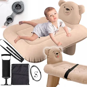 Nafukovací matrace Nafukovací cestovní postýlka matrace do letadla, vlaku, auta + pumpička