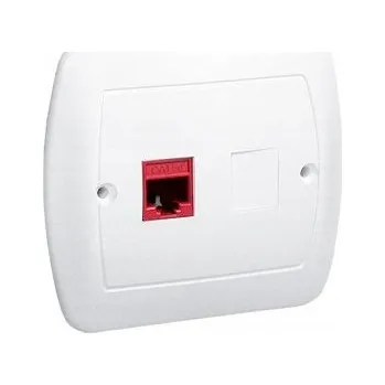 Elektrická zásuvka Internetová zásuvka nástěnná Simon bílá