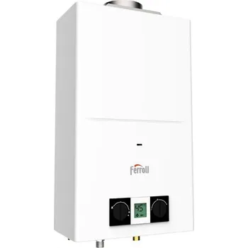 Průtokový ohřívač Ferroli Pegaso ECO 11 NG Průtokový ohřívač vody na plyn s LCD displejem GZ50 GCC1MKAA
