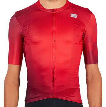 cyklistický dres Pánský cyklistický dres s krátkým rukávem SPORTFUL-Rocket jersey, red Červená M