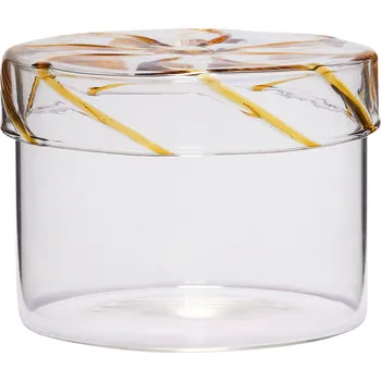 Dóza na potraviny Hübsch, Nádoba na potraviny Heir 10 cm žlutá - Formadore