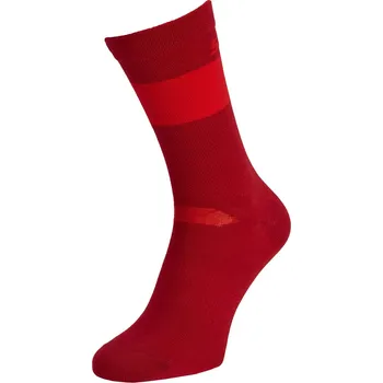 Dětské termo ponožky Silvini unisex ponožky UA1642 Bardiga merlot-red / 45-47