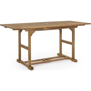 Zahradní stůl BIZZOTTO Rozkládací zahradní jídelní stůl NOEMI 120-160 cm
