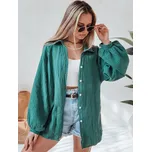 Tmavě zelená oversize dámská mušelínová košile MUSLINEA DY0474 Velikost: ONE SIZE