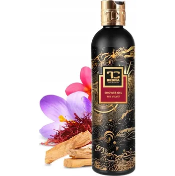 Koupelová kosmetika DEDRA Přírodní šetrný sprchový gel s glycerinem a Aloe vera, RED VELVET, 32