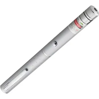 Zdenické nářadí Ukazovátko zelený laser 5v1 Silver - Green Laser Pointer stříbrný