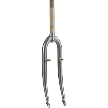 Vidlice na kolo ELOPS Pevná vidlice 1"1/8 pro 26" kola se závitem šedá ŠEDÁ