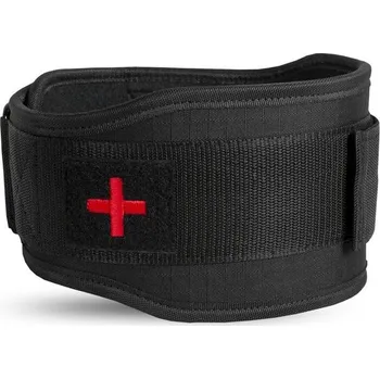 Opasek na cvičení Vzpěračský opasek ThornFit RIPSTOP black Velikost: L