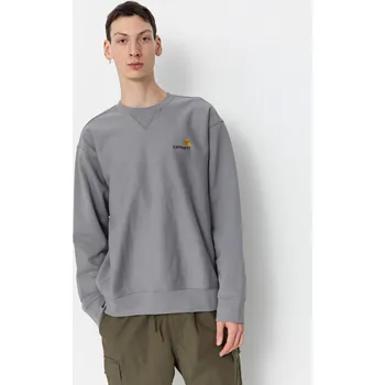 Pánská mikina Carhartt WIP American Script (yosemite) L, šedá