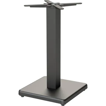 Zahradní stůl Zahradní stolová podnož ANN černá pro desky max O80 cm nebo 80×80 cm