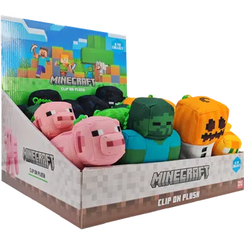 plyšák Alltoys Minecraft plyšový přívěšek mix barev