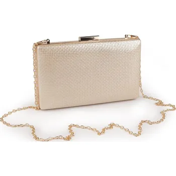 Kabelka - psaníčko metalické - 2 zlatá sv. zlatá