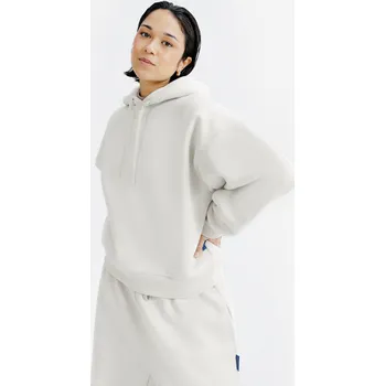 Dámská mikina DECATHLON Dámská mikina s kapucí Elementals XS BÉŽOVÁ