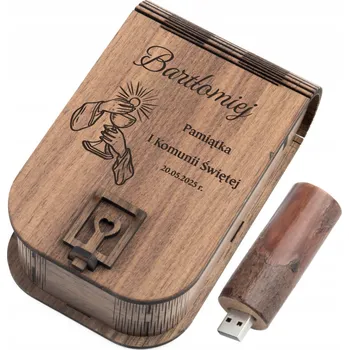 USB flash disk USB flash disk MemoRabbit Dřevěný flash disk větev + krabička P44 ořech až 512 MB USB 2.0 hnědý