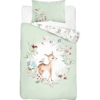 Povlečení Sada povlečení Detexpol 100 x 135 cm zelená