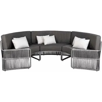 Zahradní sestava Zahradní sedací souprava ROMA SMALL BLACK