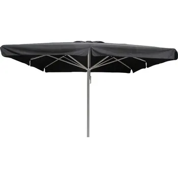 Slunečník Zahradní slunečník KARIN černá/platinová 400x400cm