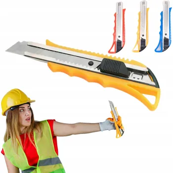 Pracovní nůž SILNÝ UNIVERZÁLNÍ ŘEZACÍ NŮŽ / OŘEZÁVAČ NA TAPETY, PRACOVNÍ