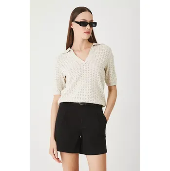 Dámské kraťasy Kraťasy Medicine dámské, černá barva, hladké, medium waist RS24.SZD073 99X, vel. XS