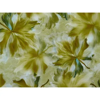 rezedově zelená šatovka 3244 květinový vzor II.j