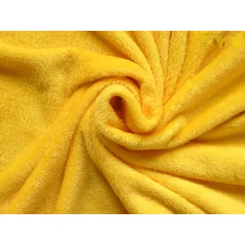 flanel fleece žlutý