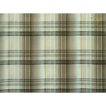 košilová látka 9850 béžová kostkovaná