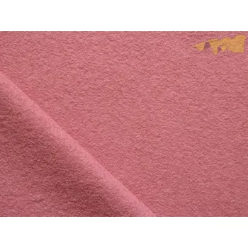 Příze kabátovka vařená vlna starorůžová