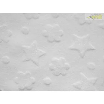 coral fleece baby bílý