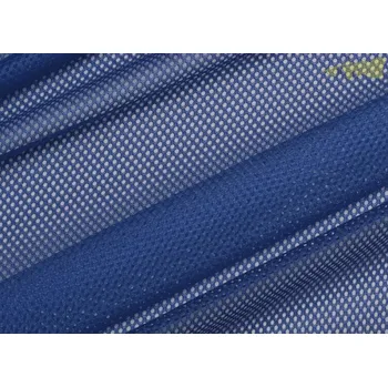 modrá elastická síťovaná podšívka