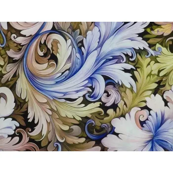 hedvábná šatovka 3128 fialový květ