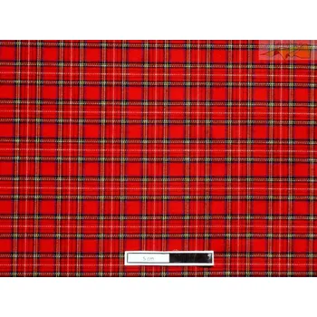 kostýmovka červená skotská kostka