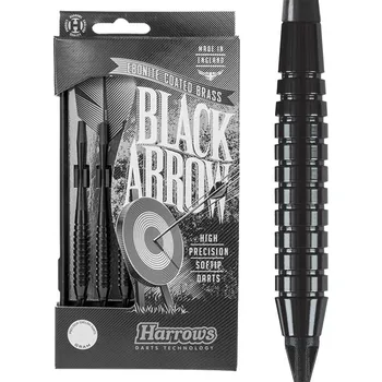Příslušenství pro luk a kuši Šipky Harrows Black Arrow 16g R soft