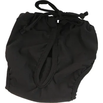 Obleček pro psa Hárací kalhotky Bow - černá XXL