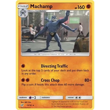 Sběratelská karetní hra Machamp 013 - Detective Pikachu