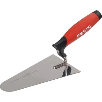 Zednická lžíce Lžíce nerez zednická oblá FESTA gum.ruč. 160mm