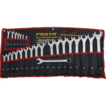 Klíč Sada očkoploché klíče FESTA CrV 25ks 6-32mm