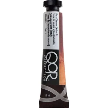 Vodová barva QOR Watercolor 7000470-1 Akvarelová barva Burnt Sienna (Natural) 11 ml 1 ks