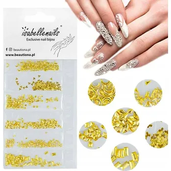 ZLATÉ OZDOBY NA NECHTY MĚSÍČNÍ CVIČKY 250 KS