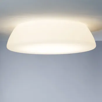 Osvětlení Lucis S0.K5.B50 Bowl, skleněné stropní svítidlo s neviditelným uchycením LED 10,6W 3000K, průměr 50,5cm