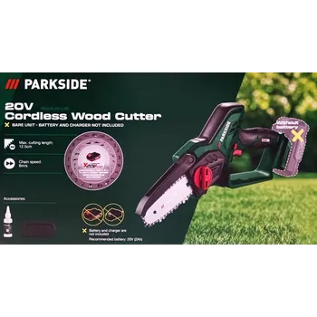 Motorová pila PARKSIDE PAGHS 20-Li B2 bez aku