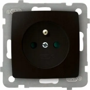 Elektrická zásuvka Hnědá Elektrická Zásuvka Ospel