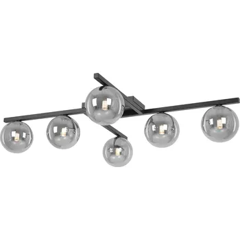 Kaja Paxi stropní světlo 6x10 W černá-grafitová K-5466