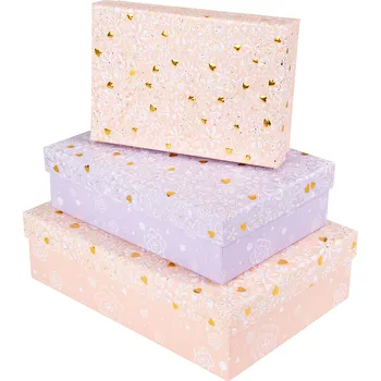 Sada dárkových krabic 3 KS Finamente 85036 GOLDBUCH