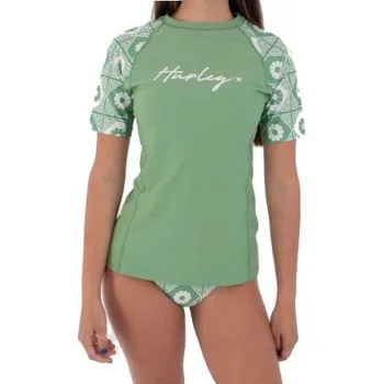 Neoprenový oblek LYKRA HURLEY MIKONOS RASHVEST S/S WMS - zelená - S + při osobním odběru 1 272 Kč