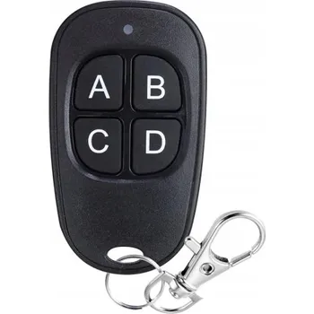 IP kamera Dálkový ovladač brány Alarm atd. Pevný Kód ABCD 433,92 MHz