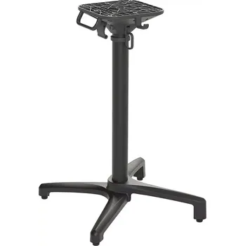 Zahradní stůl Zahradní stolová podnož ELSA černá pro desky max O80 cm nebo 80×80 cm
