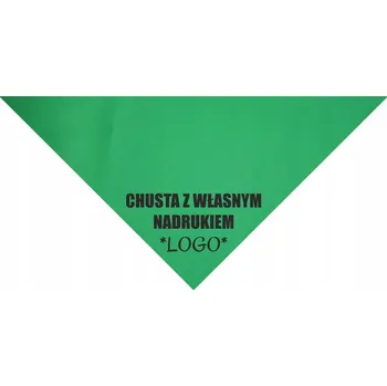 Šátek Šátek s potiskem Sartrix , zelený, 60x60x88 cm