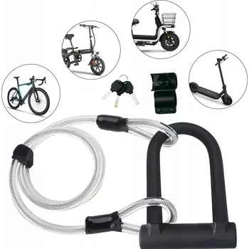 Zámek na kolo Zabezpečení kola zámek MazanTeam lankový zámek